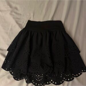 Aerie black active skort